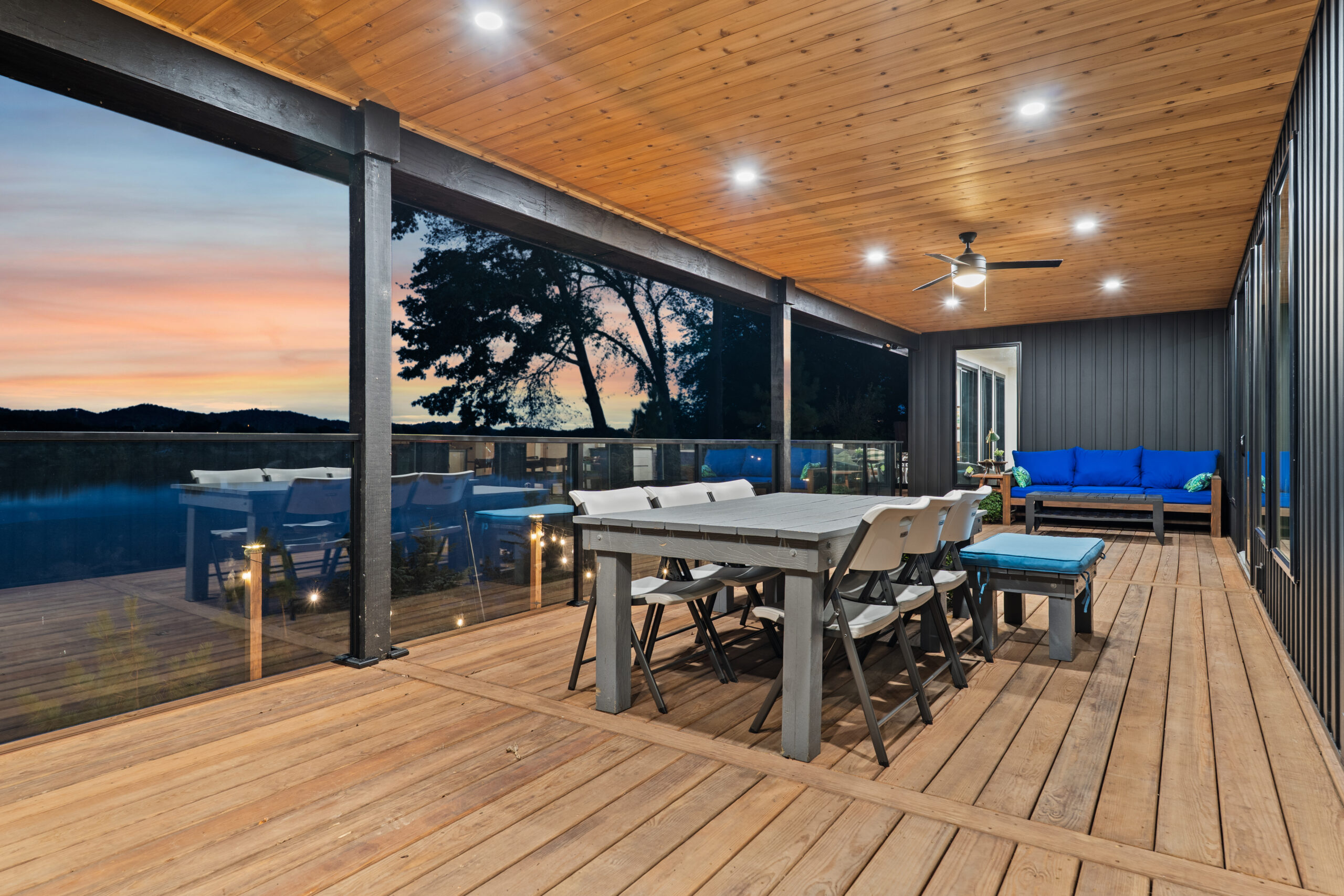 Covered deck twilight 1