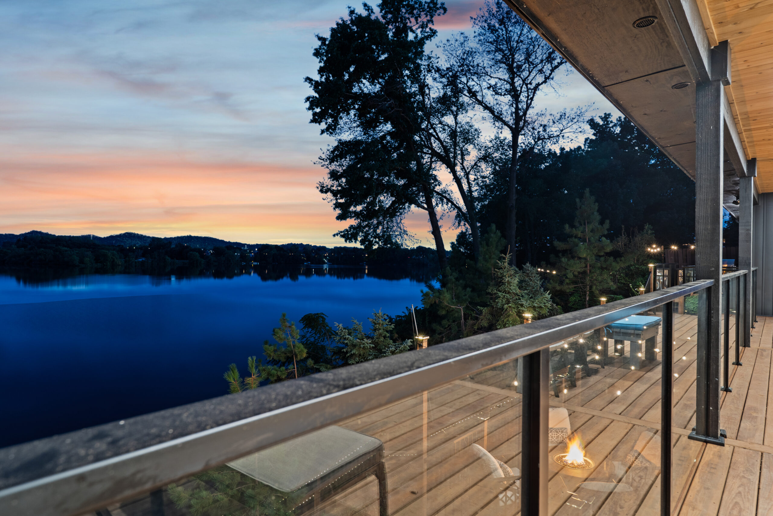 Covered deck twilight 2